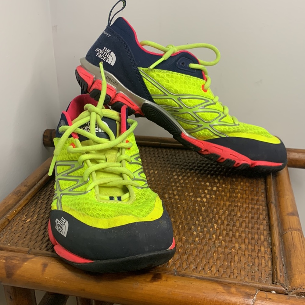 North Face Chartreuse Ultra Kilowatt Sneakers
